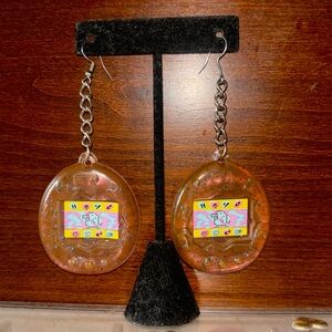 tamagotchi earrings